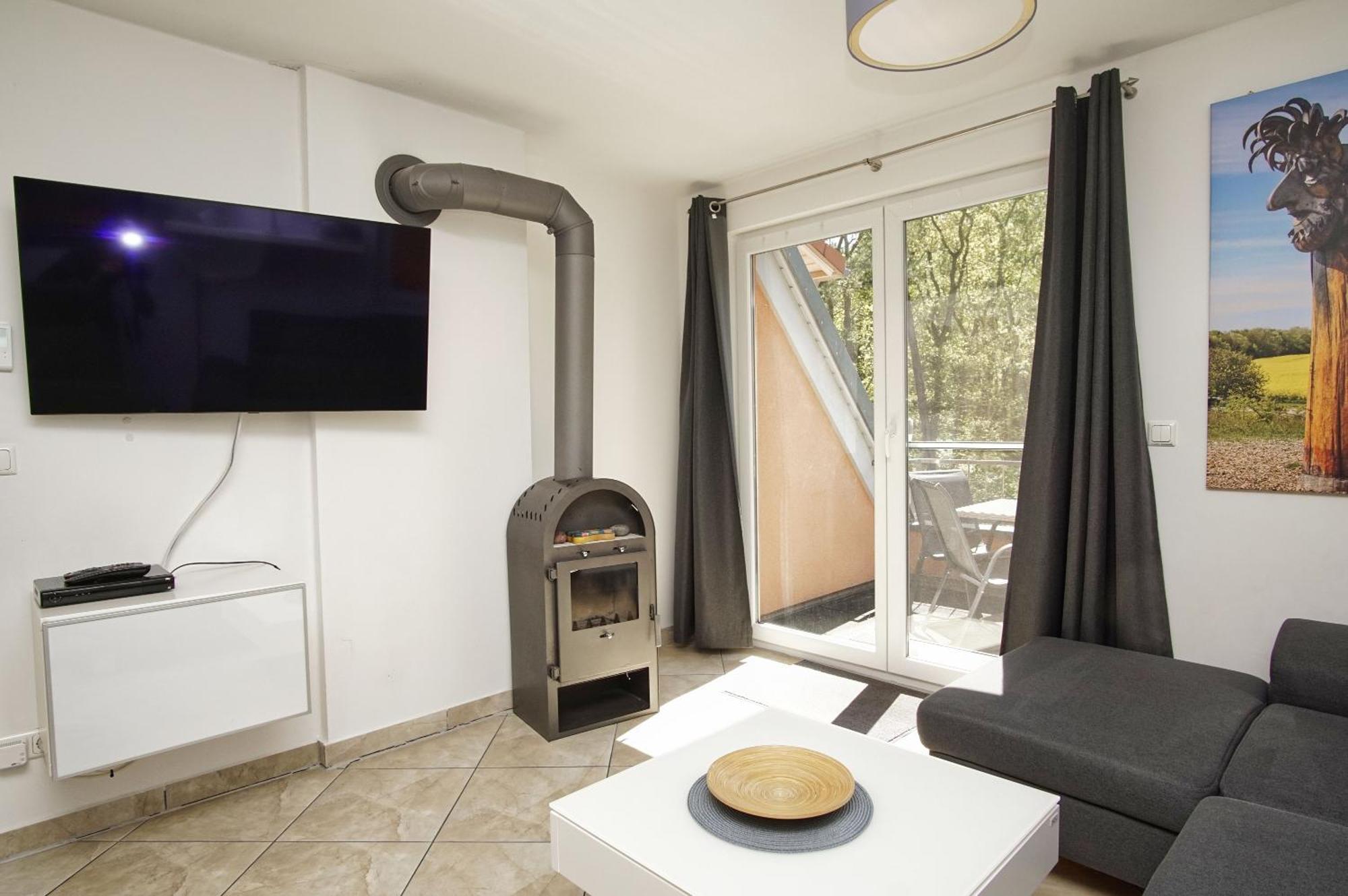 Ferienwohnung am Wald FeWo 04 Balkon, Gartennutzung, Saunanutzung Klein Gelm Exterior foto